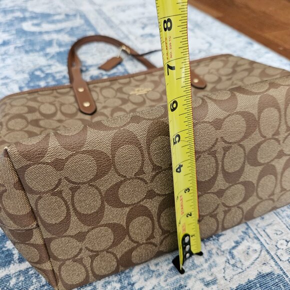 Coach Zippered Tote Bag in Signature Print - Picture 16 of 16